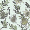 Thistle behang in Lemon & Olive on Sea Foam van Cole & Son