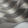 Tile behang in Charcoal and Metallic Pewter van Cole & Son