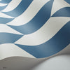Tile behang in White & China Blue van Cole & Son