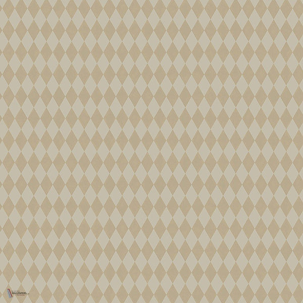 Titania behang in Metallic Gilver on Taupe van Cole & Son