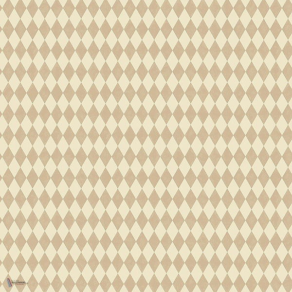 Titania behang in Metallic Gold on Cream van Cole & Son