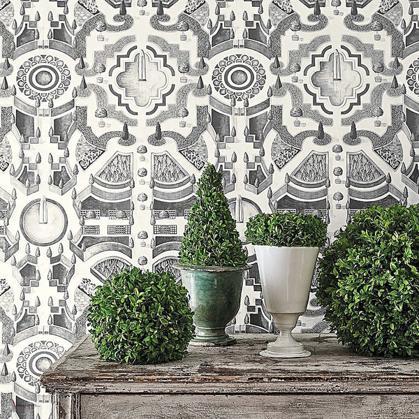 Topiary behang van Cole & Son — interieur