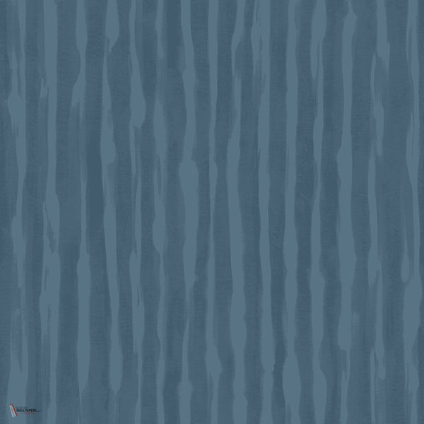 True-Punk Stripe behang in Denim van Cole & Son
