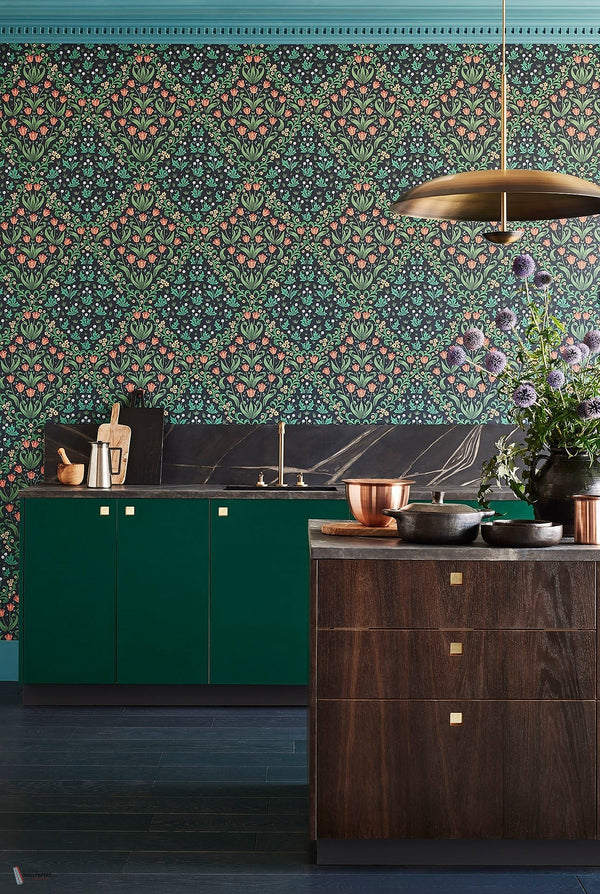 Tudor Garden behang Cole & Son — interieur