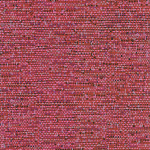 Tweed behang in Fuchsia & Rouge on Charcoal van Cole & Son