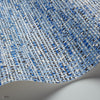 Tweed behang in Hyacinth Blue & White on Charcoal van Cole & Son