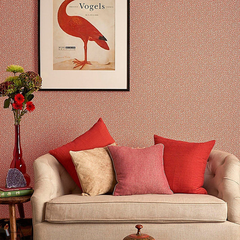 Vermicelli wallpaper by Cole & Son — interior