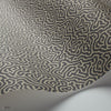 Vermicelli behang in Charcoal on Linen van Cole & Son