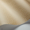 Vermicelli behang in Metallic Gold on Sand van Cole & Son