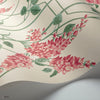 Wisteria behang in Coral & Sage on White van Cole & Son