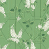 Wisteria behang in Sage on Leaf Green van Cole & Son