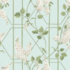 Wisteria behang in Stone & Olive on Duck Egg van Cole & Son