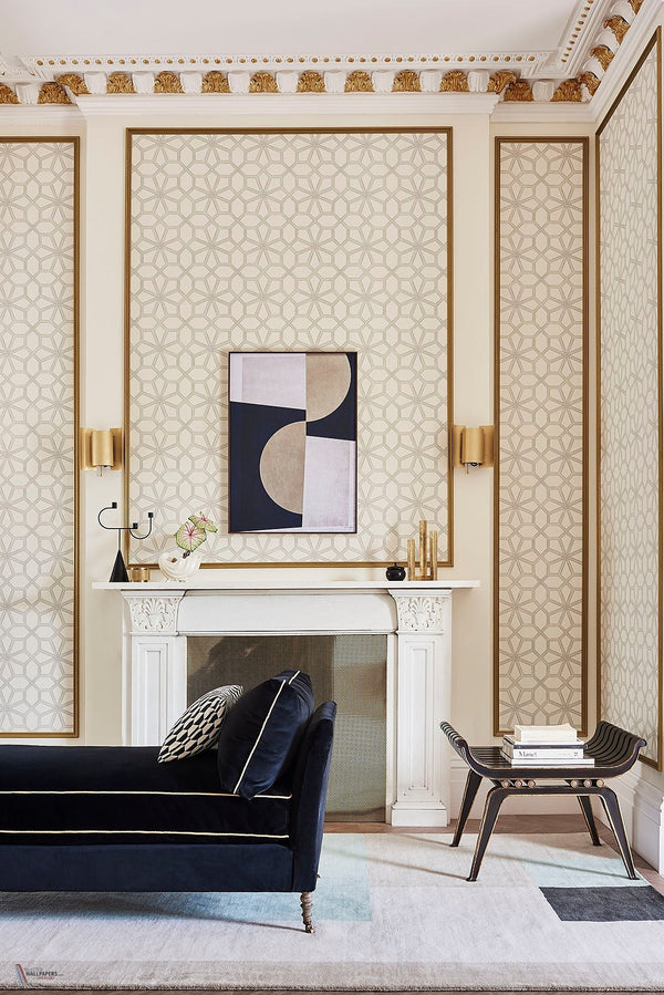 Wolsey Stars behang Cole & Son — interieur
