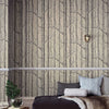Woods Icons behang in Linen & Charcoal van Cole & Son