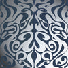 Woodstock Tapete in Foil on Black von Cole & Son