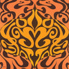 Woodstock Tapete in Orange on Soot von Cole & Son