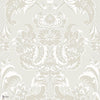Wyndham behang in Chalk & Stone on Silver Mica van Cole & Son