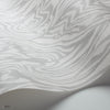 Zebrawood behang in Grey on White van Cole & Son