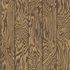 Zebrawood behang in Soot on Spice van Cole & Son