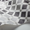 Zellige behang in Soot & Snow van Cole & Son