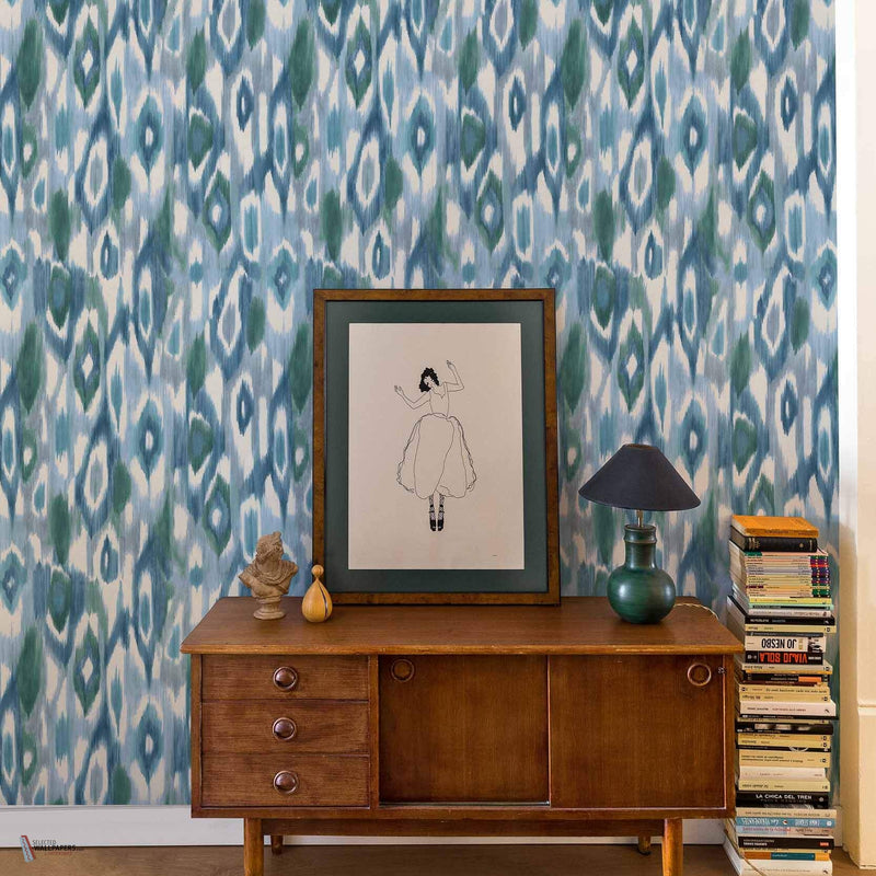 Abr Tapete in Blue von Coordonne — Interieur
