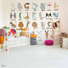 Animal Alphabet behang in Multi van Coordonne — interieur