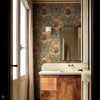 Aranjuez Damask behang in Sage van Coordonne — interieur