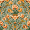 Aranjuez Damask behang in Sage van Coordonne