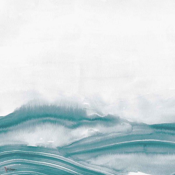 Atmospheric Haze behang in Aqua van Coordonne