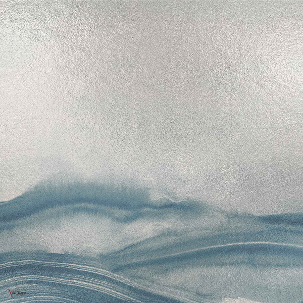 Atmospheric Haze Metallics behang in Silver van Coordonne