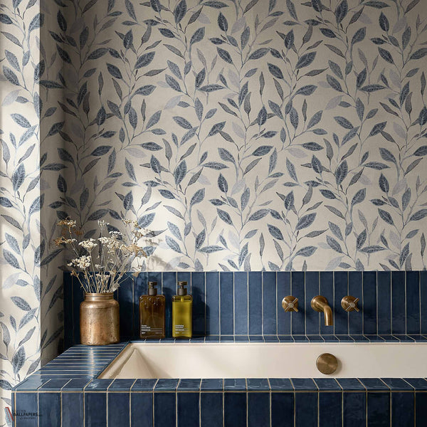 Bagru Tapete in Ice von Coordonne — Interieur