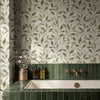 Bagru Tapete in Moss von Coordonne — Interieur