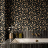 Bagru Tapete in Onyx von Coordonne — Interieur