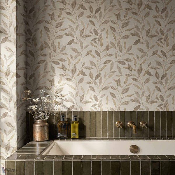 Bagru Tapete in Stone von Coordonne — Interieur