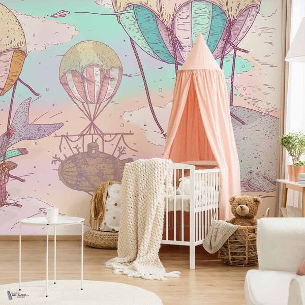 Balloon Rides Tapete in Crystal von Coordonne — Interieur