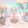Balloon Rides Tapete in Crystal von Coordonne