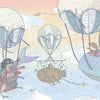 Balloon Rides Tapete in Dawn von Coordonne