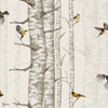 Birch Trees behang in Beige van Coordonne