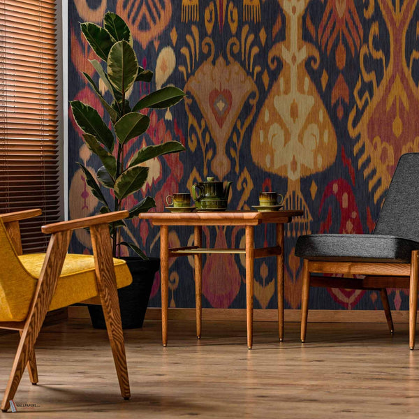 Boho Tapete in Navy von Coordonne — Interieur