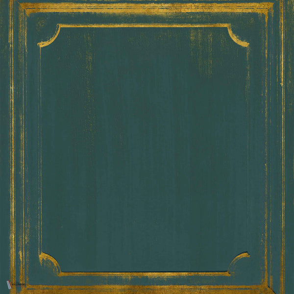 Boiserie wallpaper in Aloe by Coordonne