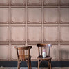 Boiserie wallpaper in Rose by Coordonne — interior