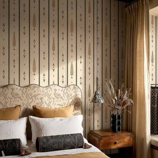 Boteh Tapete in Onyx von Coordonne — Interieur