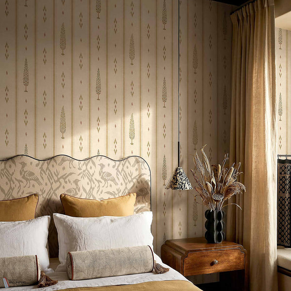 Boteh Tapete in Swan von Coordonne — Interieur