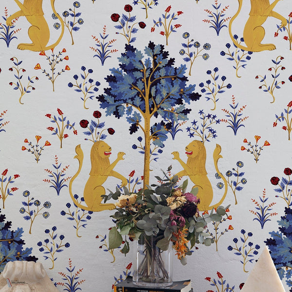 Brianda Fitz-James Stuart - Medieval Tapestry wallpaper by Coordonne