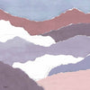 Calobra wallpaper in Lillac by Coordonne