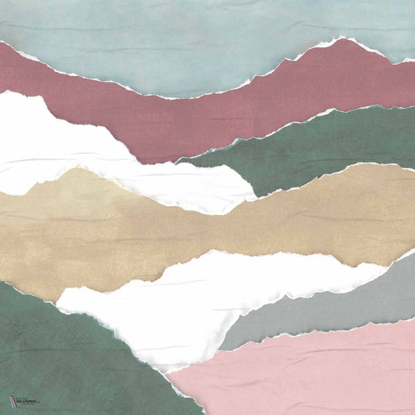 Calobra wallpaper in Multi by Coordonne
