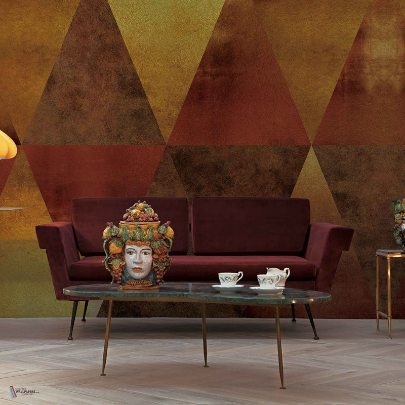 Carlo Metallics papier peint en Gold de Coordonne — intérieur