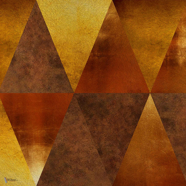 Carlo Metallics behang in Gold van Coordonne