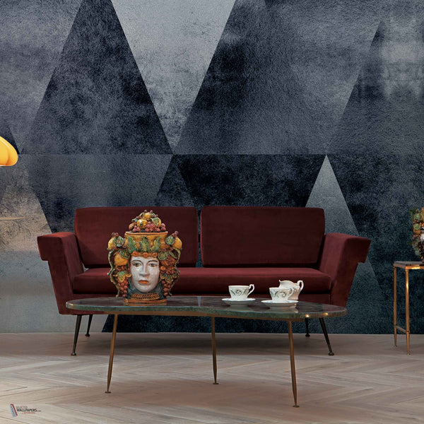 Carlo Metallics behang in Silver van Coordonne — interieur