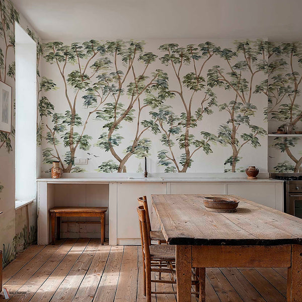 Cartuja Tapete in Celadon von Coordonne — Interieur